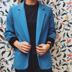 SILENCE + NOISE blue blazer